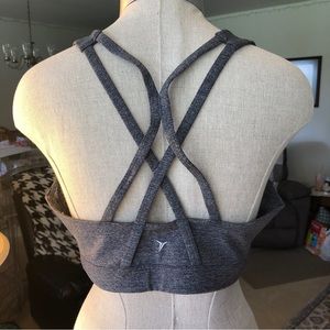 Old Navy Active PowerPress Medium-Support Strappy Sports Bra Size XL